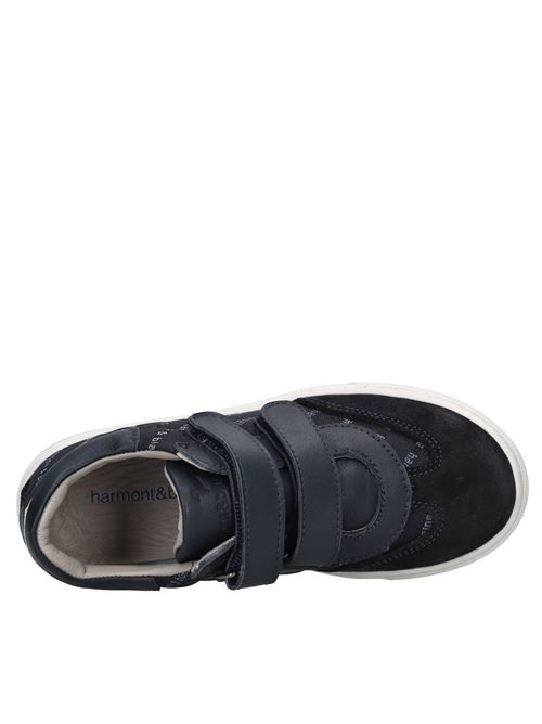 Sneakers in pelle e tessuto HARMONT & BLAINE | 241JLE001 VAR.2BLU